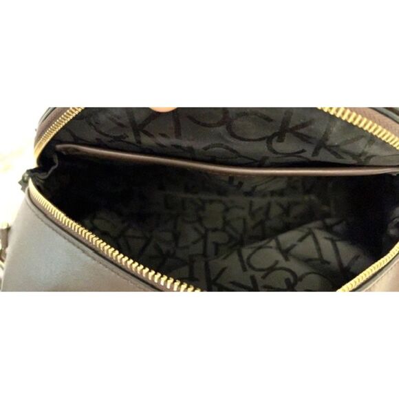 Calvin Klein signature collection top handle dome satchel/crossbody - Picture 5 of 12